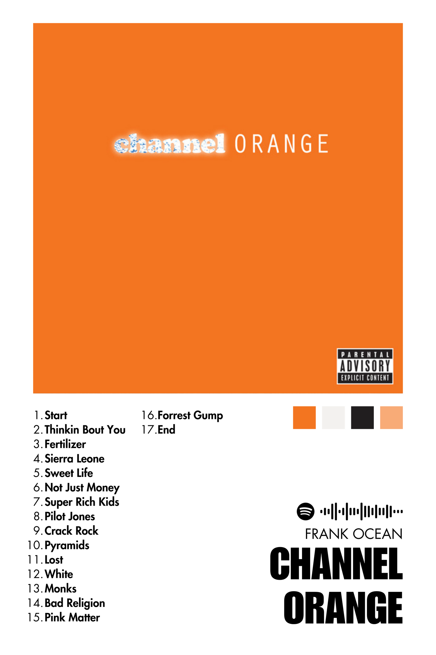 Alfombras Album - Album "Channel Orange" - Frank Ocean