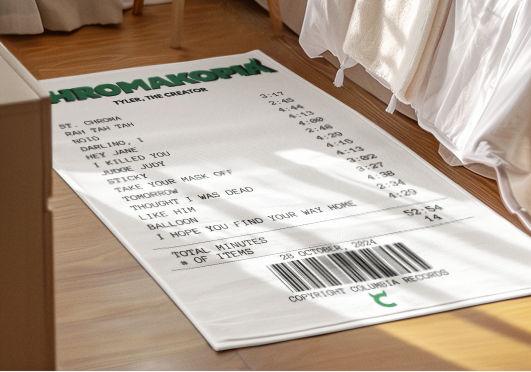 Alfombra Boleta Musical - Album "Chromakopia" - Tyler, The Creator