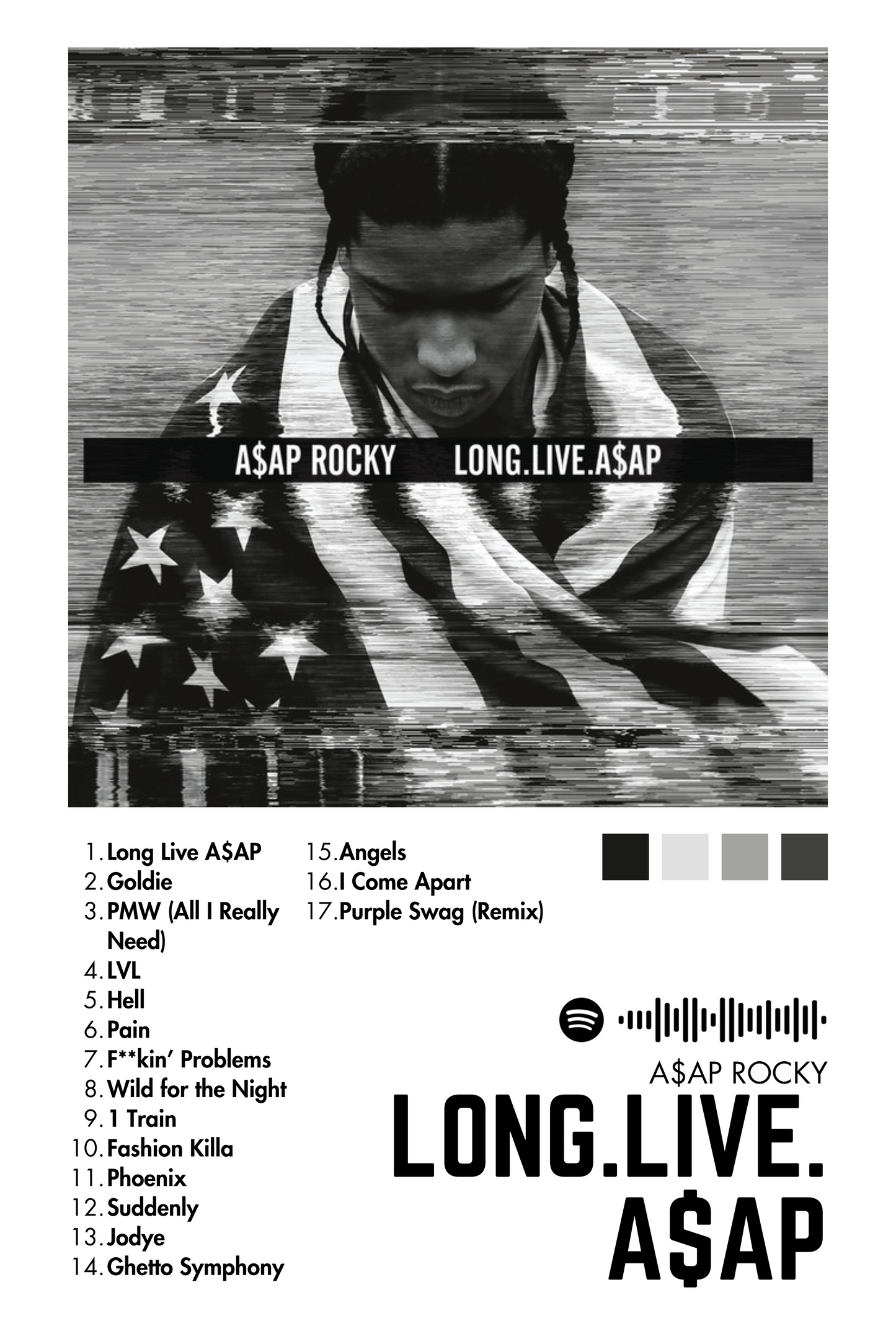 Alfombras Album - Album "LONG.LIVE.A$AP" - A$AP ROCKY