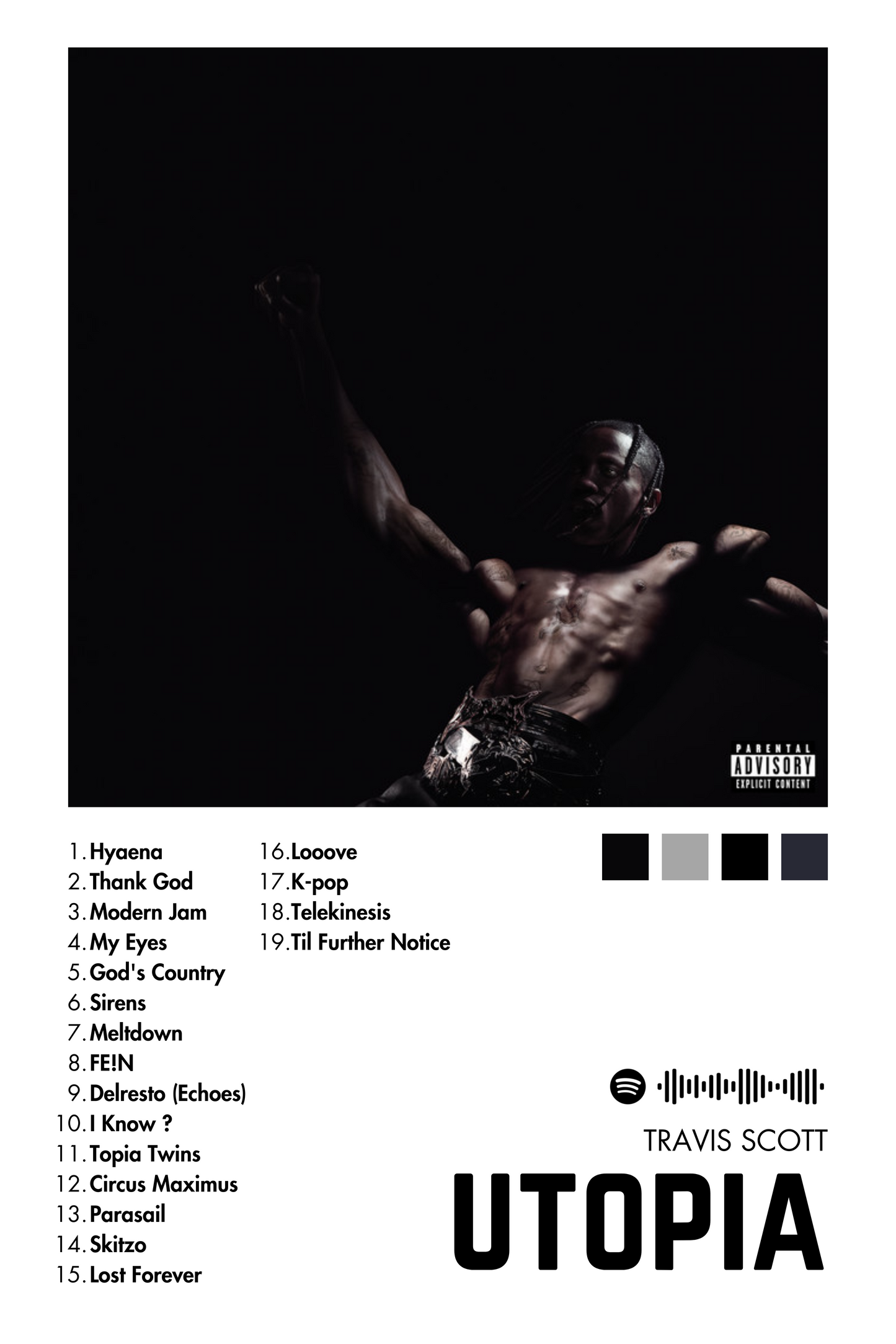 Alfombras Album - Album "UTOPIA" - Travis Scott