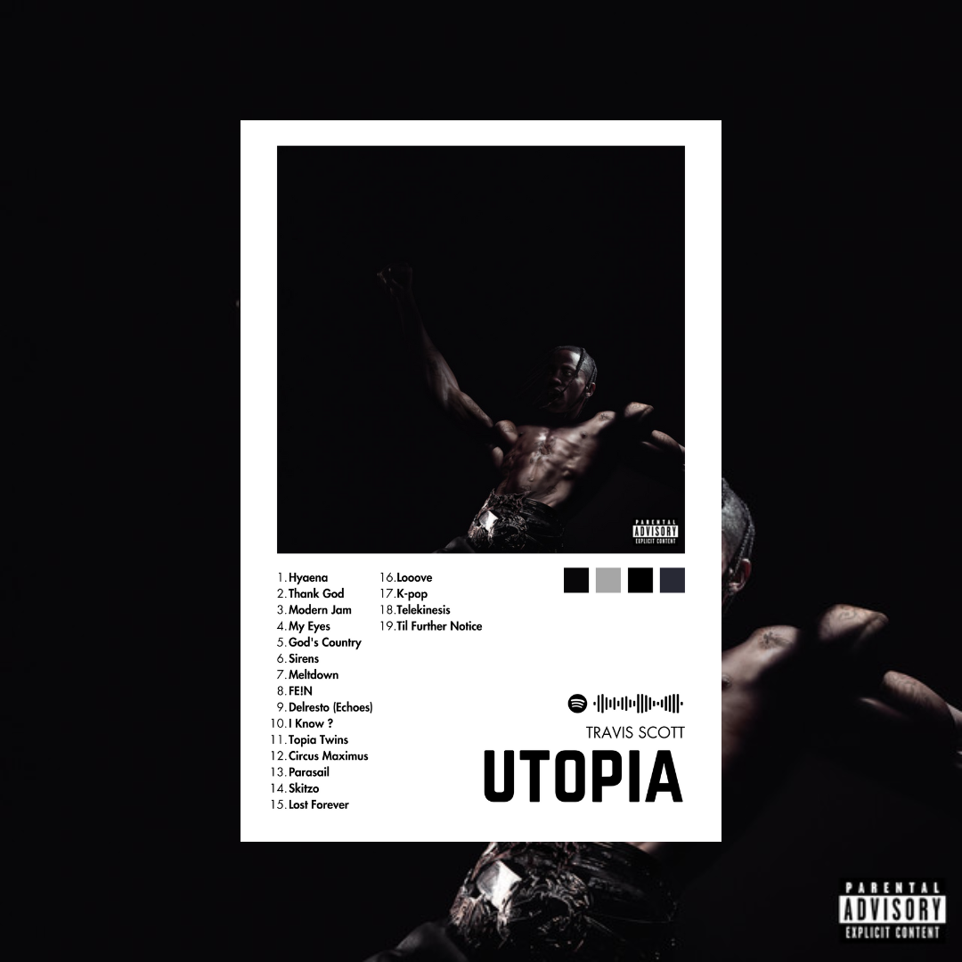 Alfombras Album - Album "UTOPIA" - Travis Scott