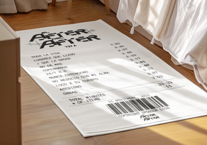 Alfombra Boleta Musical - Album "El After del After" - YSY A