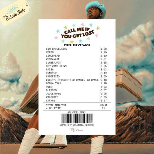 Alfombra Boleta Musical - Album "Call me if you get Lost" - Tyler, The Creator