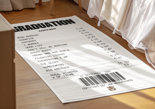 Alfombra Boleta Musical - Album "Graduation" - Kanye West