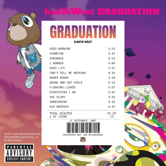 Alfombra Boleta Musical - Album "Graduation" - Kanye West