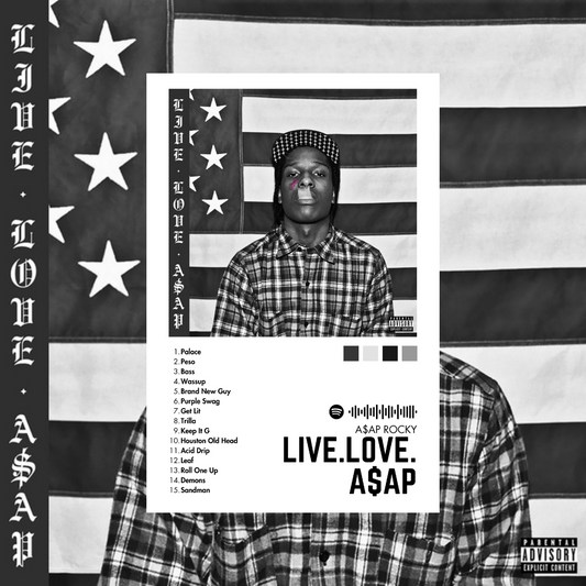 Alfombras Album - Album "LIVE.LOVE.ASAP" - A$AP ROCKY