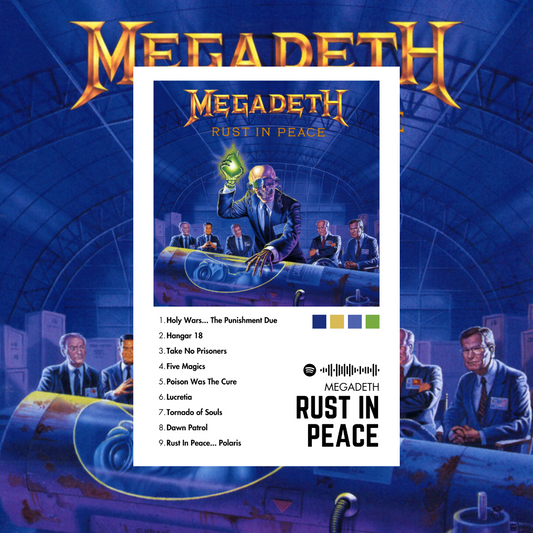Alfombras Album - Album "Rust In Peace" - Megadeth