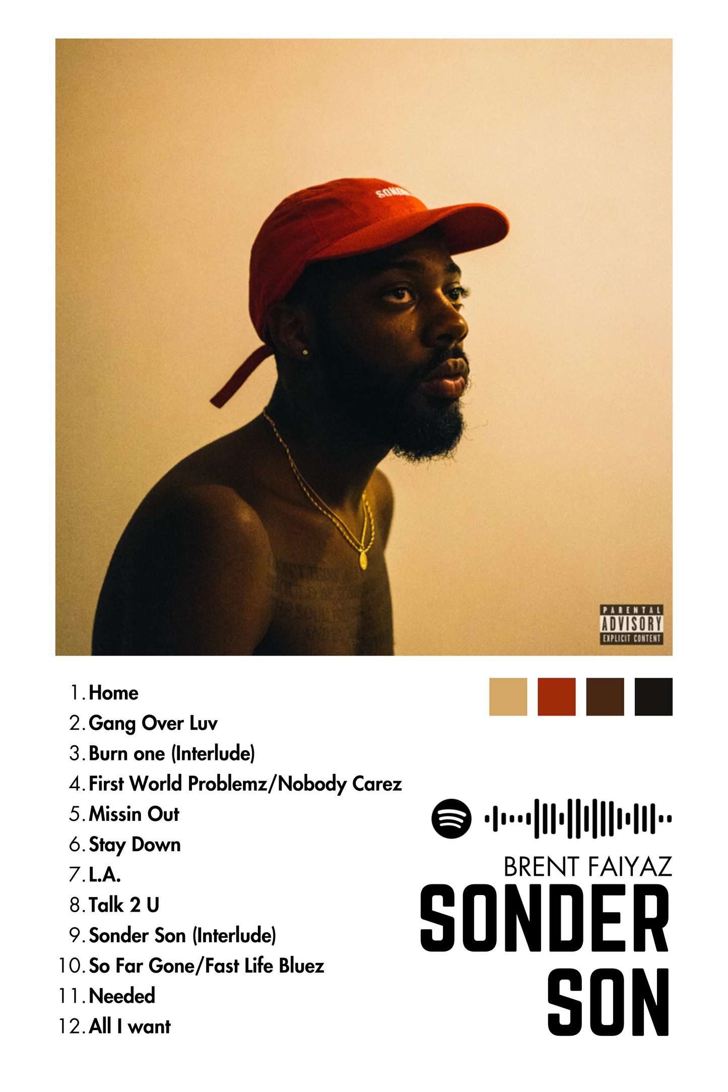 Alfombras Album - Album "Sonder Son" - Brent Faiyaz