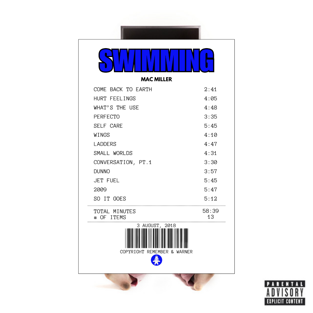 Alfombra Boleta Musical - Album "Swimming" - Mac Miller