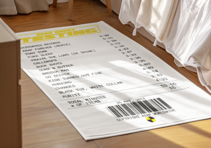 Alfombra Boleta Musical - Album "Testing" - A$AP Rocky