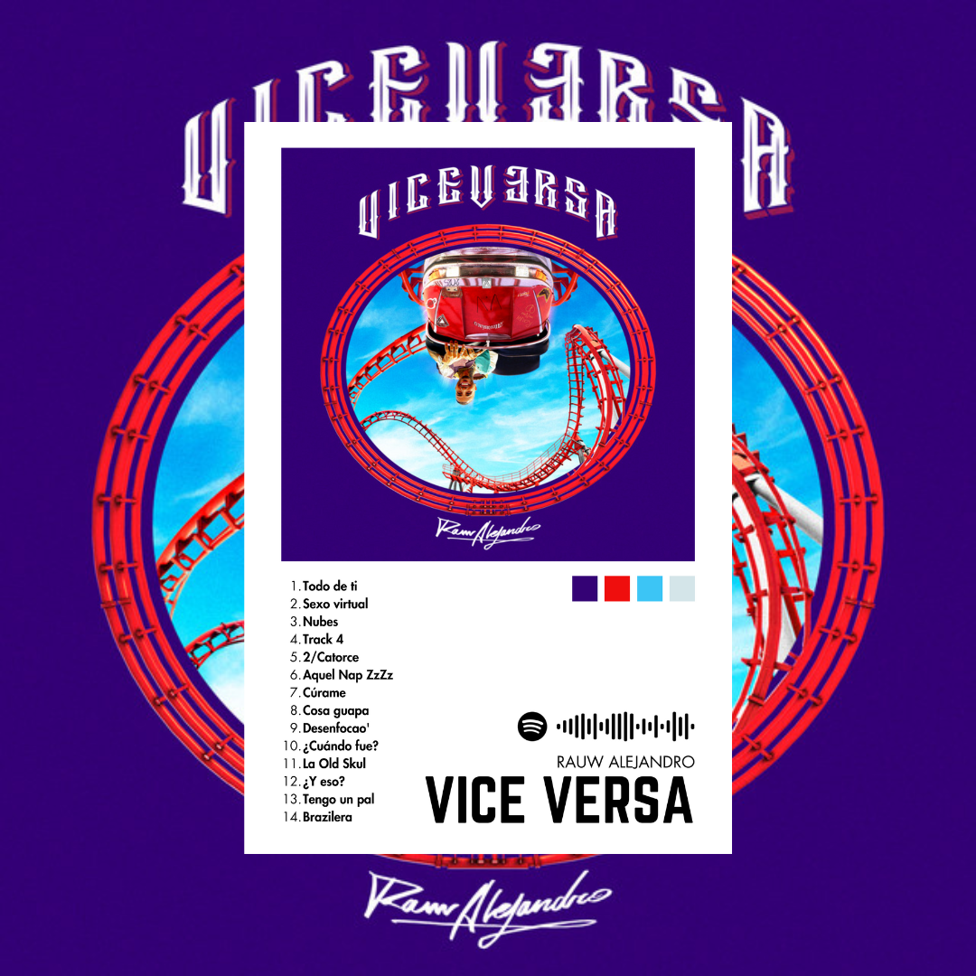 Alfombras Album - Album "Vice Versa" - Rauw Alejandro