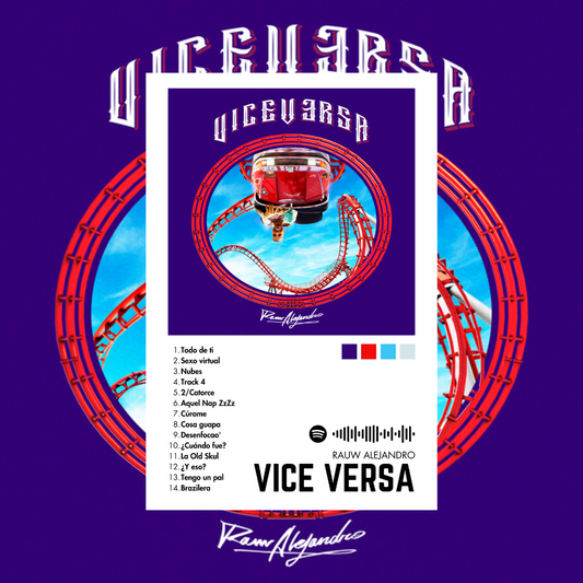Alfombras Album - Album "Vice Versa" - Rauw Alejandro